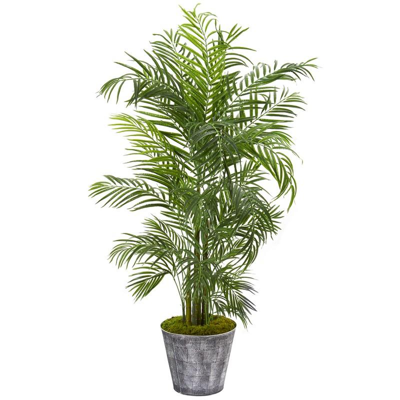 63"  Areca Palm Artificial Tree in Decorative Planter UV Resistant
