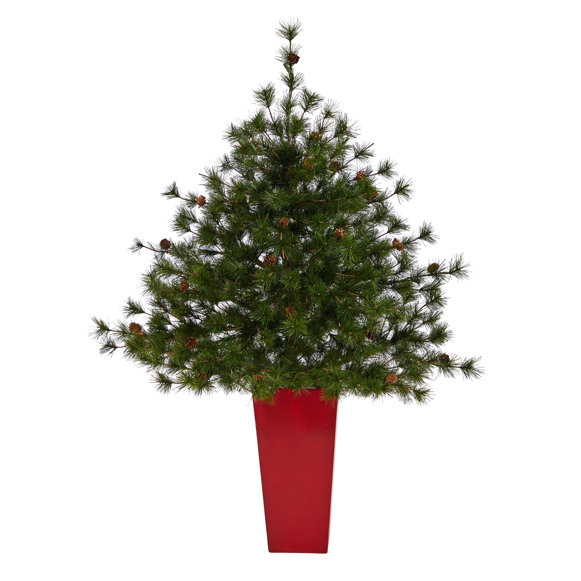 44' Colorado Mountain Pine Artificial Christmas Tree w/ 50 Clear Lights
