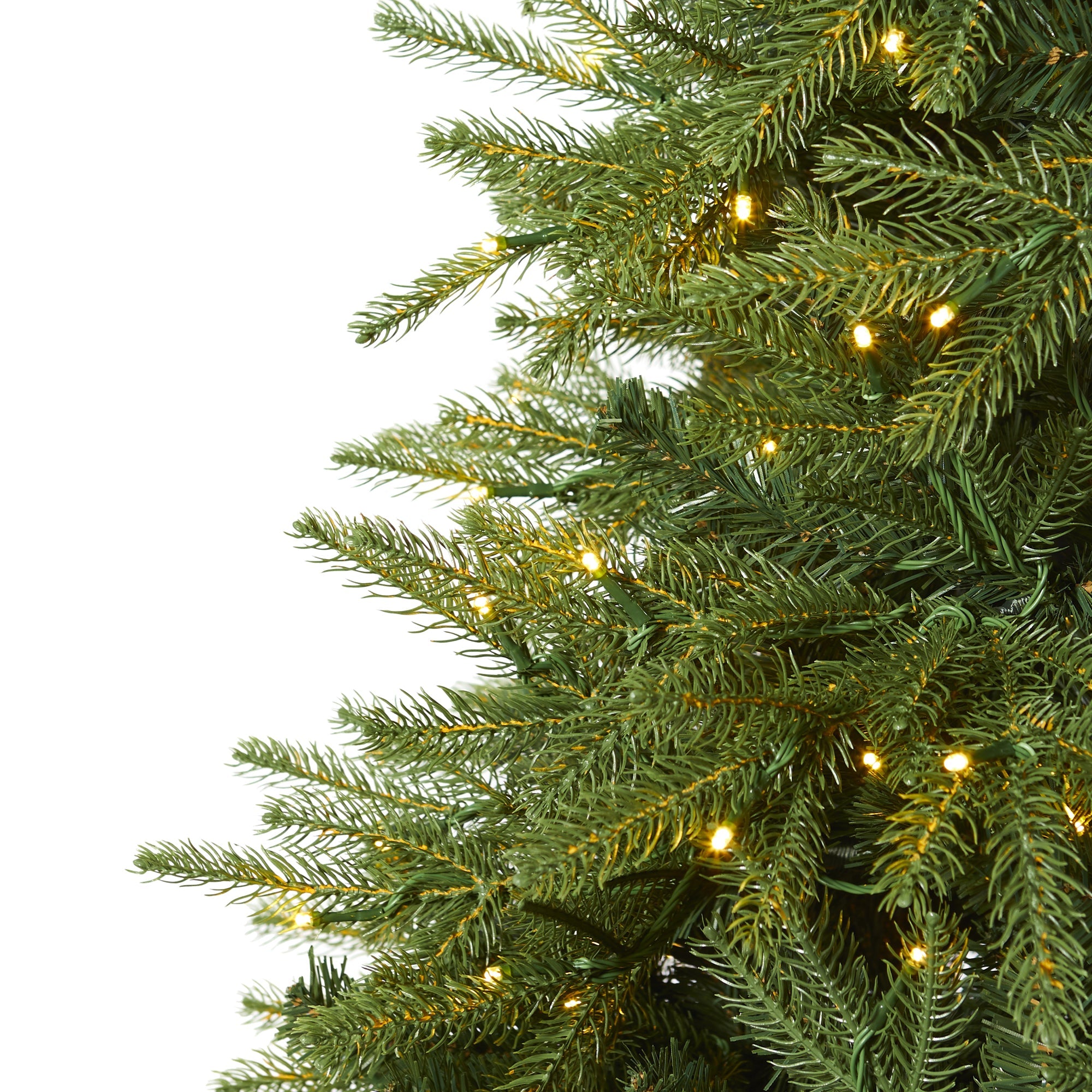 7.5' Vancouver Fir 'Natural Look' Artificial Christmas Tree w/ 600 Clear LED