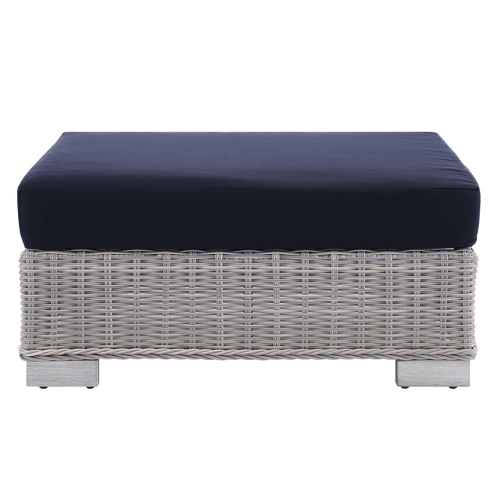 Conway Sunbrella¨ Outdoor Patio Wicker Rattan Ottoman by Modway