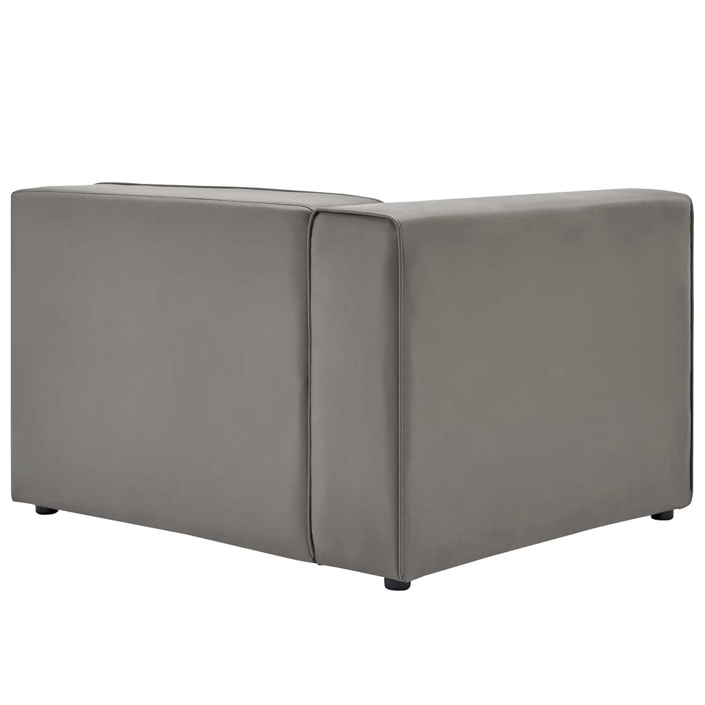 Mingle 3-Piece Vegan Leather Sectional Sofa by Modway