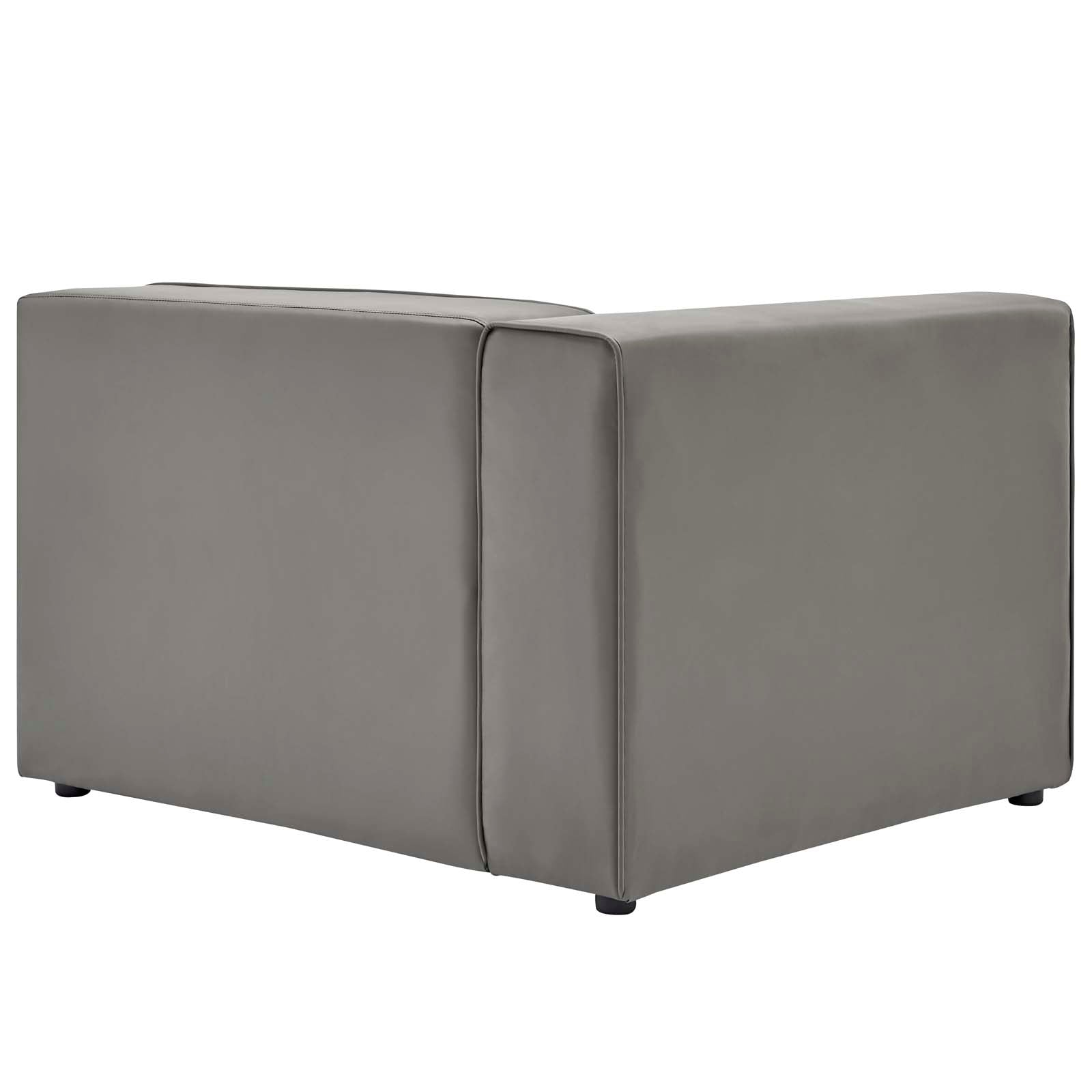 Mingle 3-Piece Vegan Leather Sectional Sofa by Modway