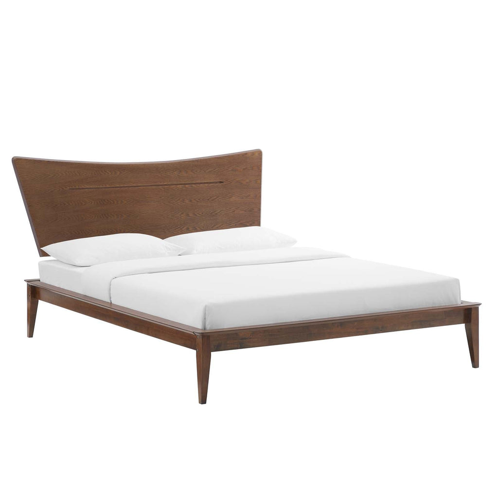 Astra Wood King Platform Bed by Modway