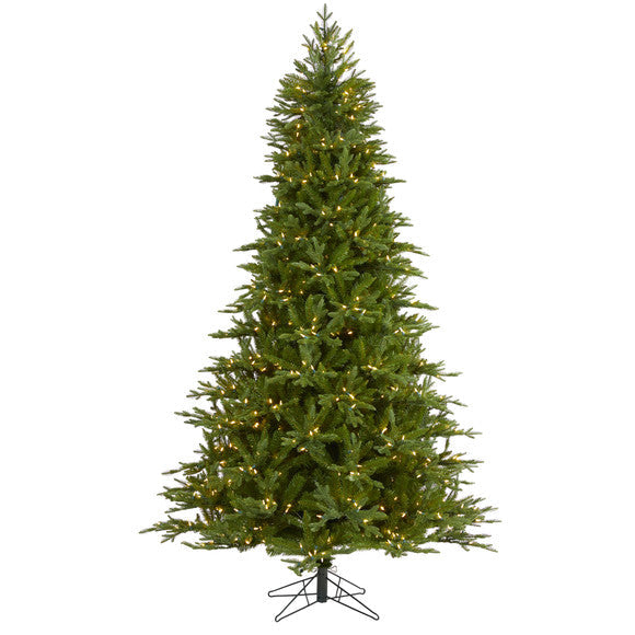 7.5' Cambridge Fir Artificial Christmas Tree with 800 Clear Warm LED Lights