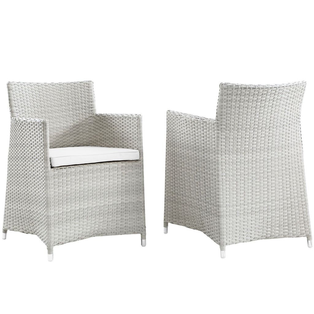 Junction Outdoor Patio Wicker Armchair Set of 2 by Modway