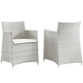 Junction Outdoor Patio Wicker Armchair Set of 2 by Modway