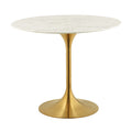 Lippa 36" Round Faux Marble Dining Table by Modway