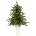 5' Swedish Fir Artificial Christmas Tree w/ 160 Warm White LED Lights