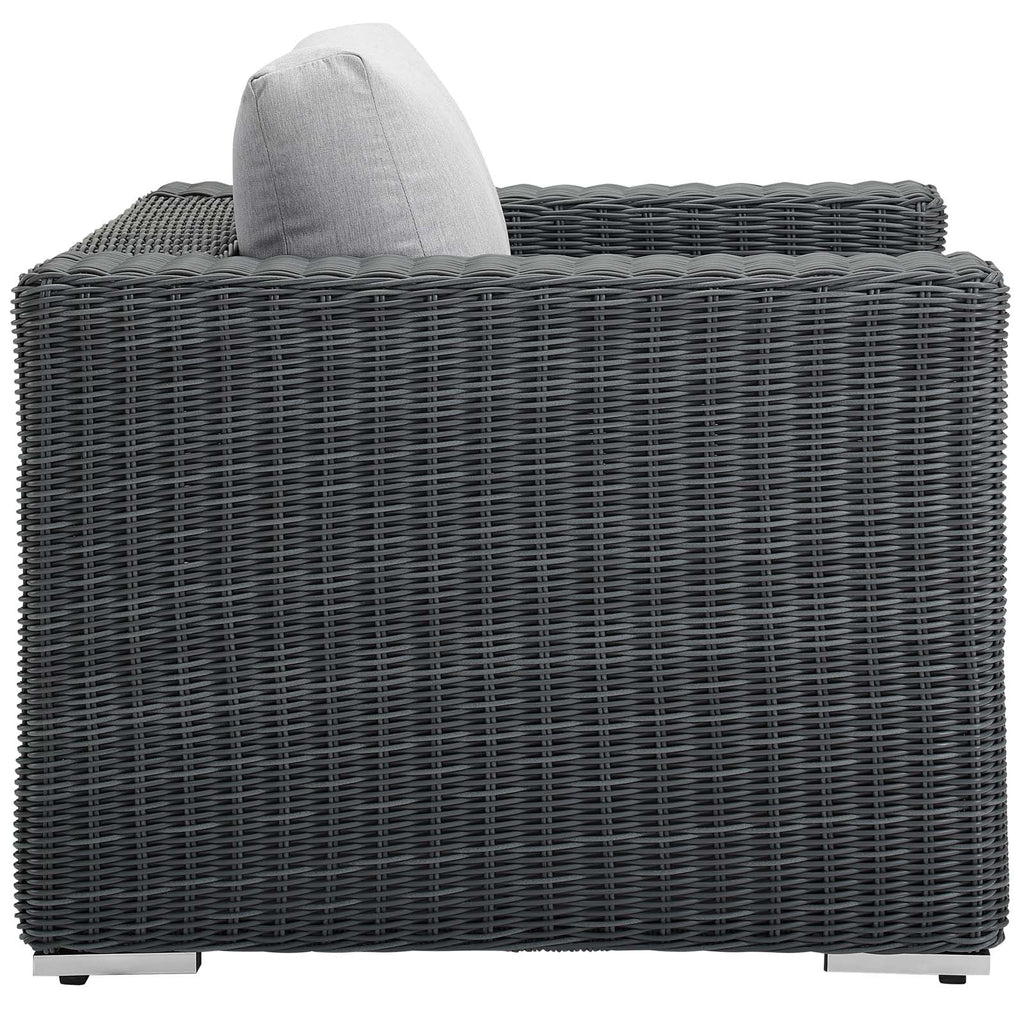 Summon Outdoor Patio Fabric Sunbrella¨ Armchair by Modway