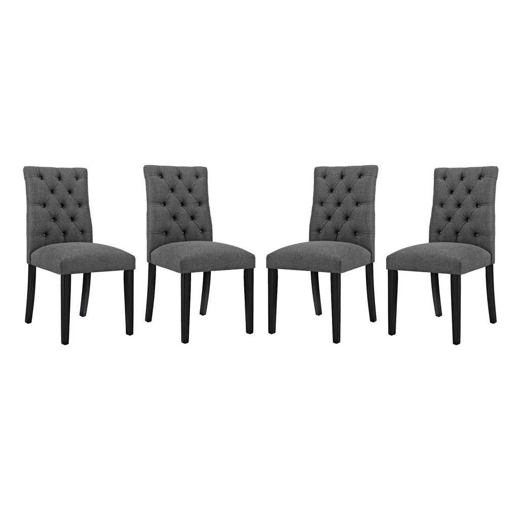 Duchess Fabric Dining Chair Set of 4 by Modway