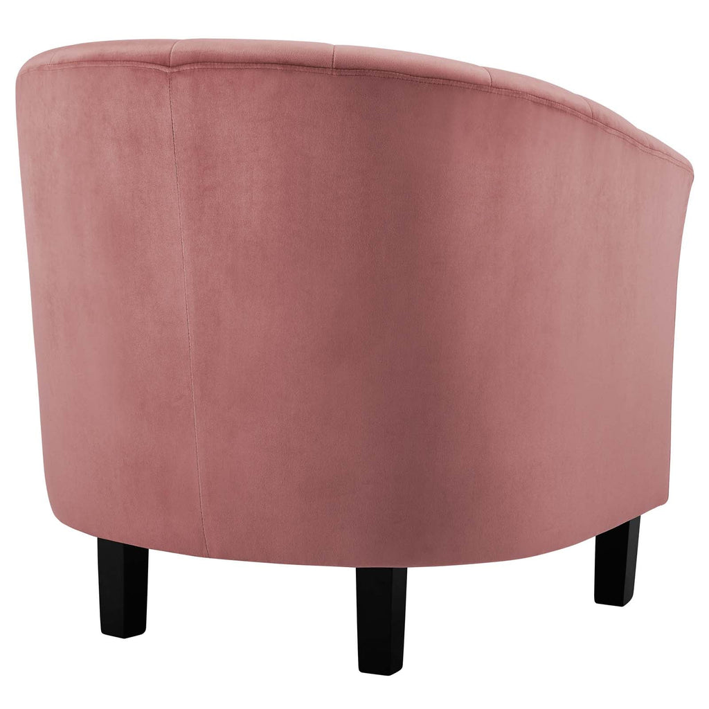 Prospect Channel Tufted Armchair Set of 2