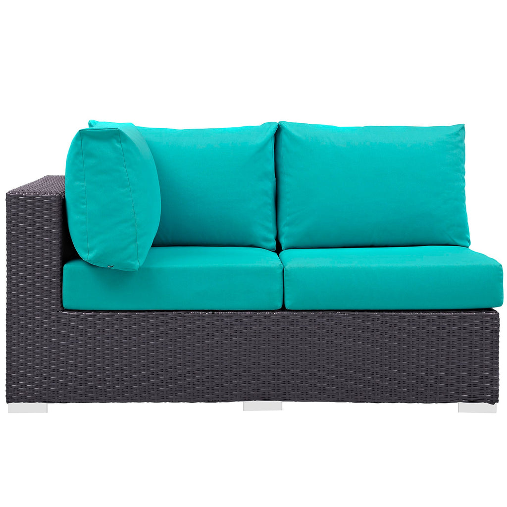 Convene Outdoor Patio Left Arm Loveseat by Modway