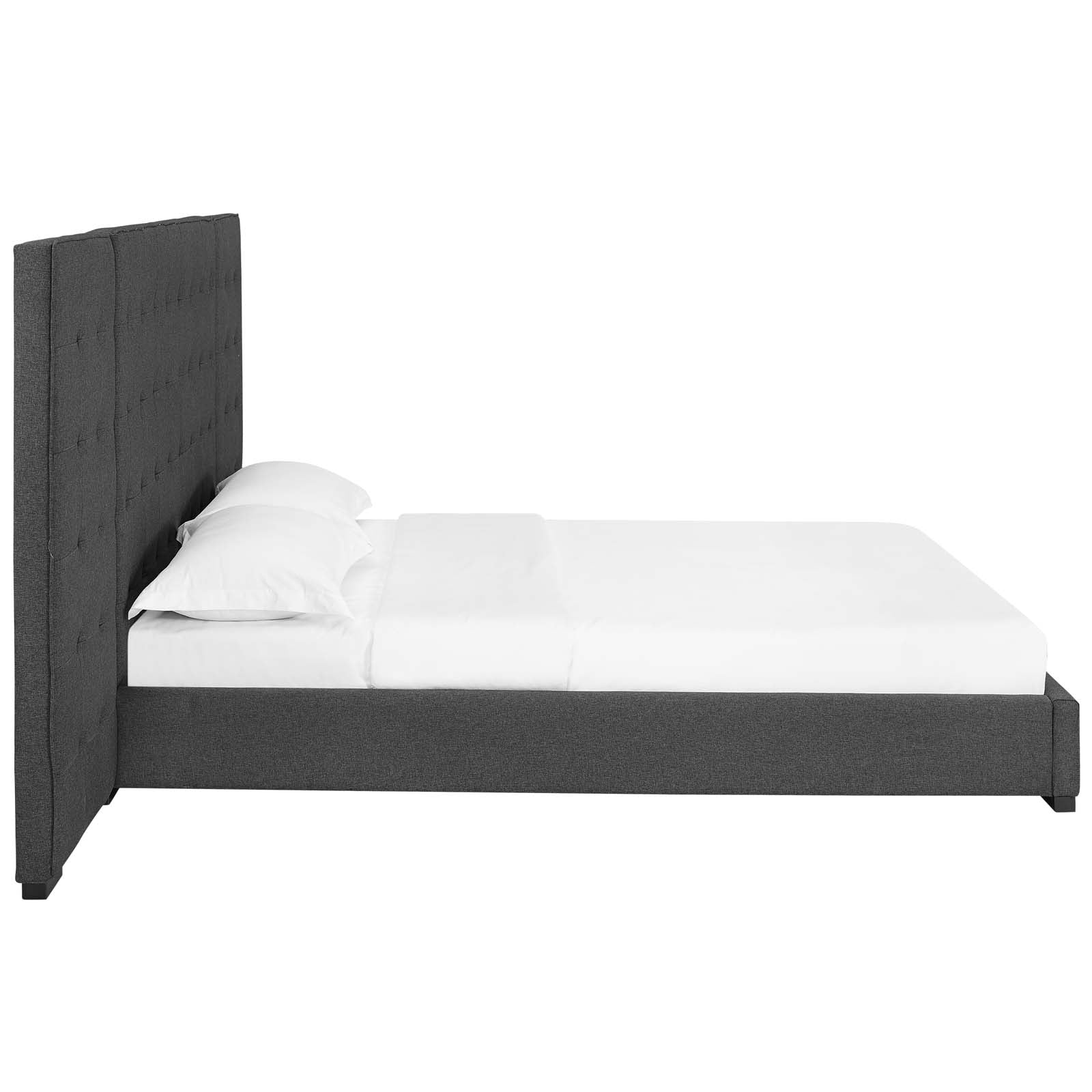 Sierra Upholstered Fabric Queen Platform Bed by Modway