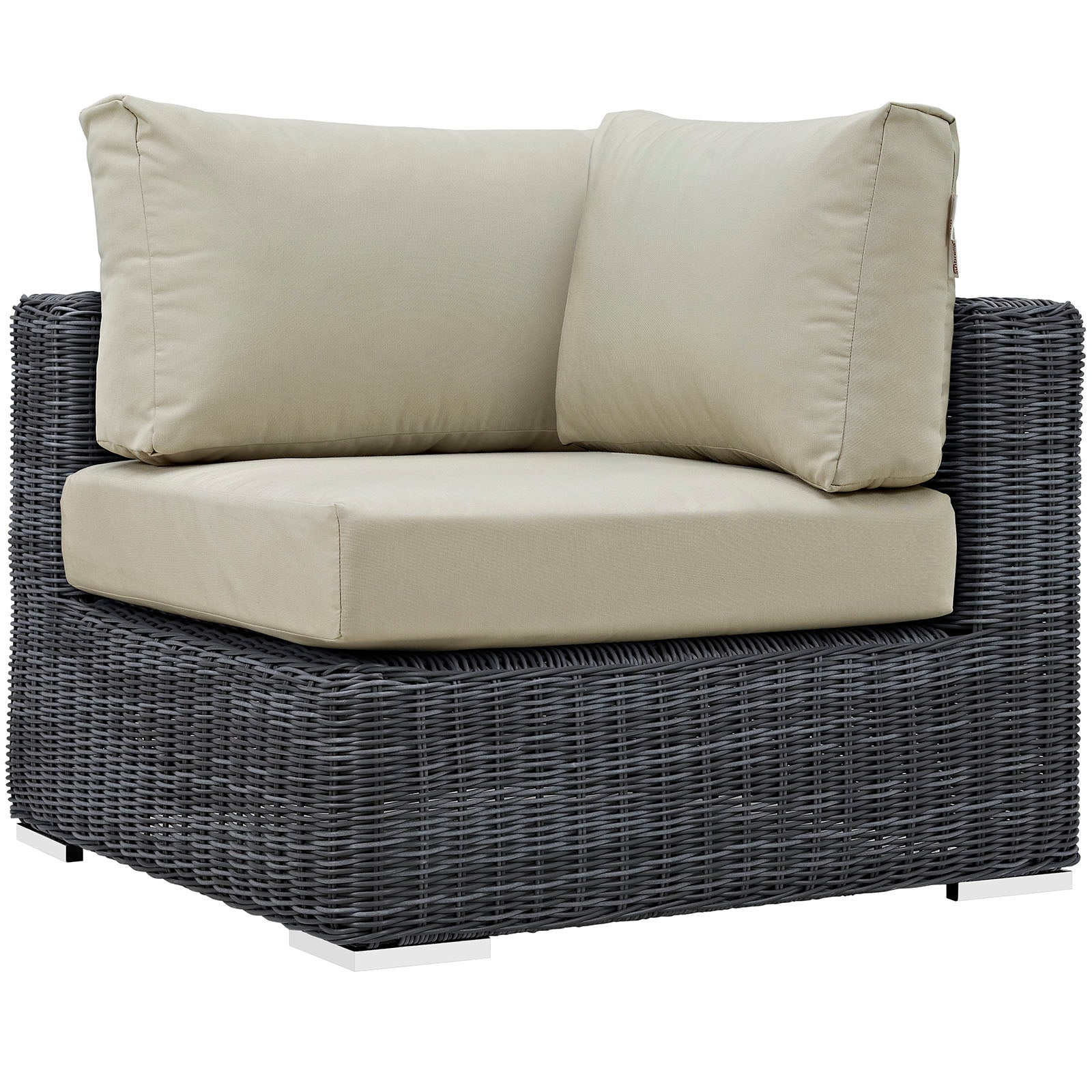 Summon 5 Piece Outdoor Patio Sunbrella¨ Sectional Set by Modway