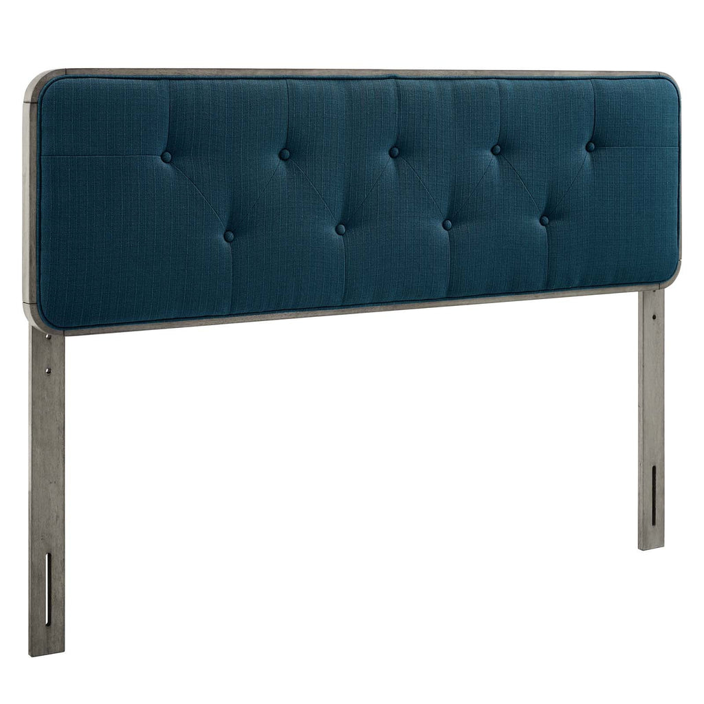 Collins Tufted Fabric and Wood Twin Headboard by Modway