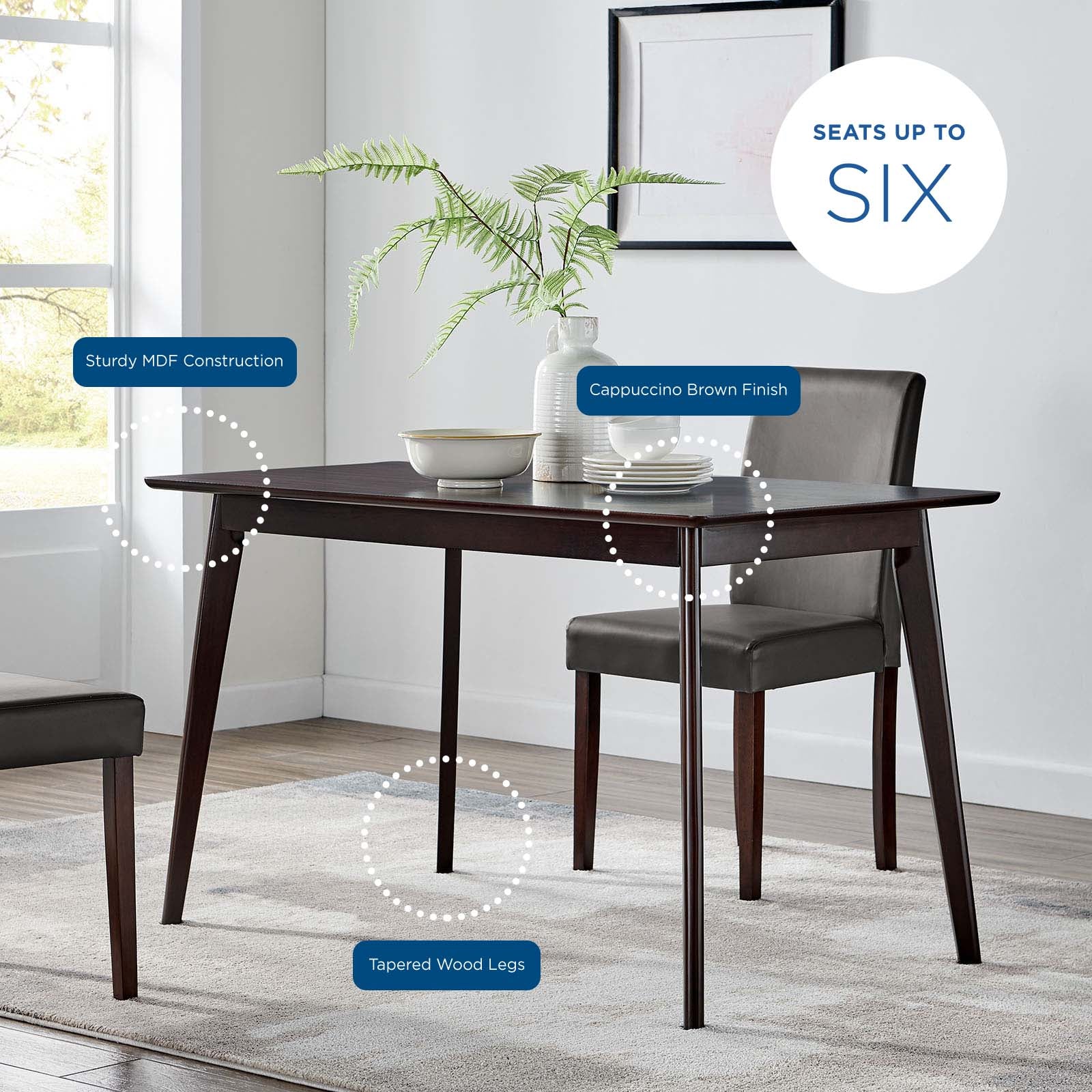 Oracle 47" Rectangle Dining Table by Modway