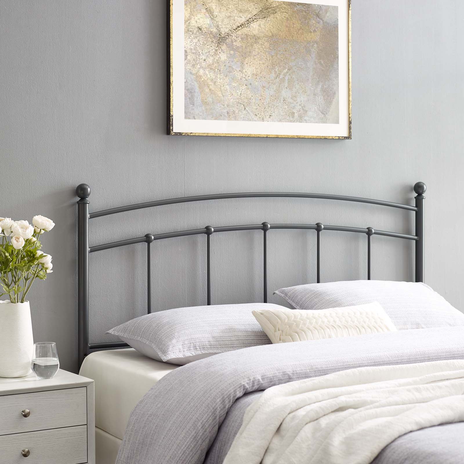 Abigail Metal Twin Headboard by Modway