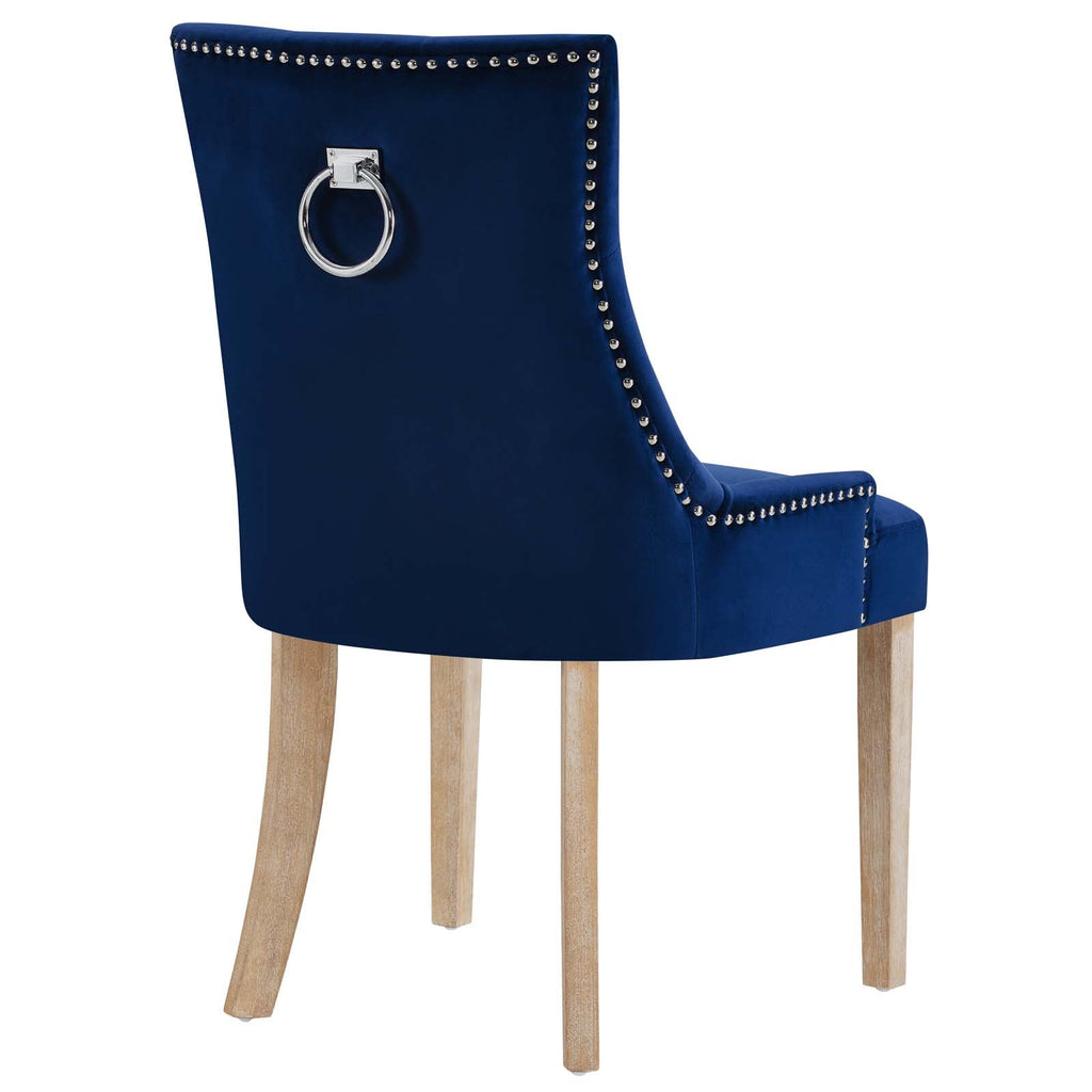 Pose Performance Velvet Dining Chair Set of 2 by Modway