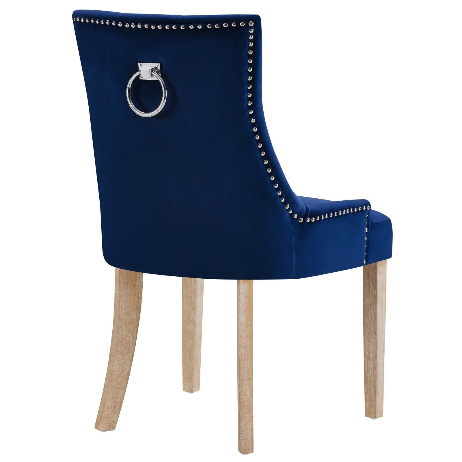 Pose Performance Velvet Dining Chair Set of 2 by Modway