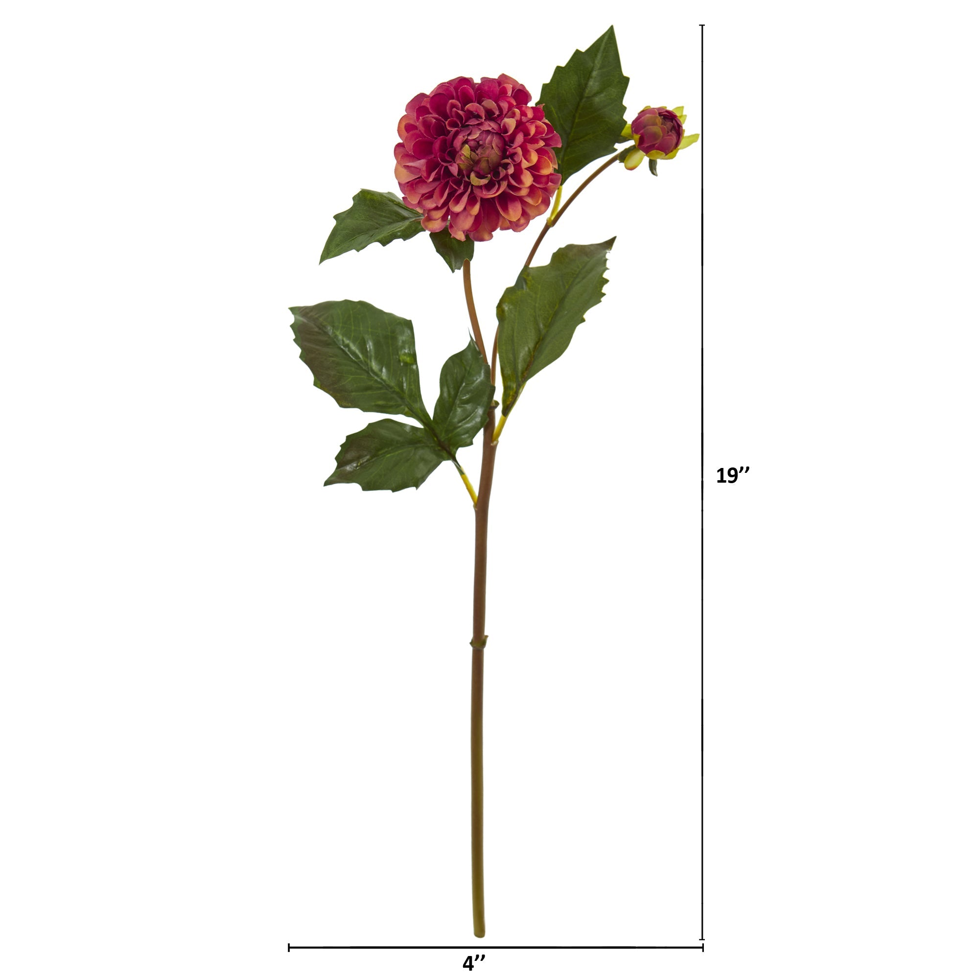 19" Dahlia Artificial Flower (Set of 6)