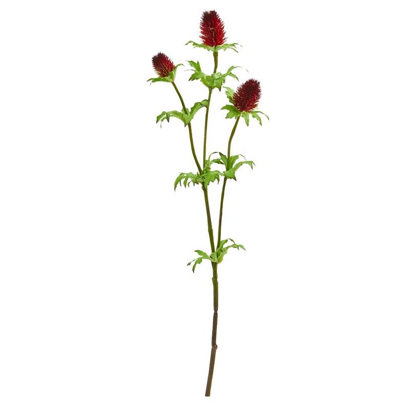 22"  Thistle Artificial Flower (Set of 12)