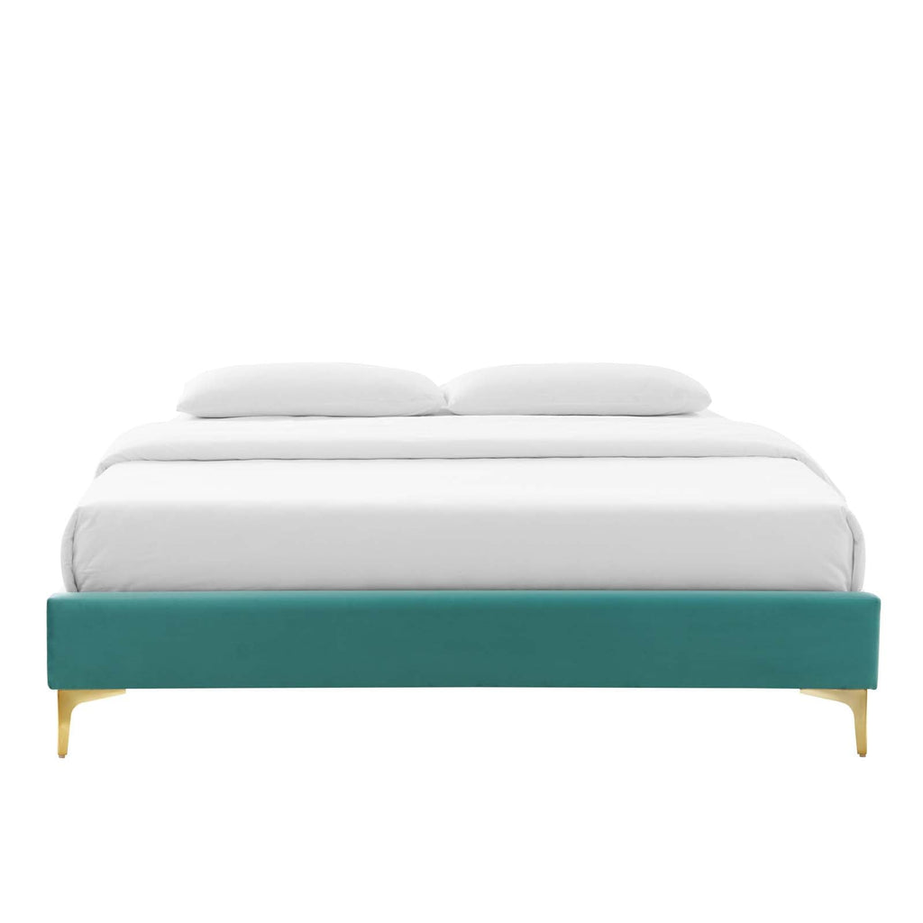 Sutton Performance Velvet King Bed Frame by Modway