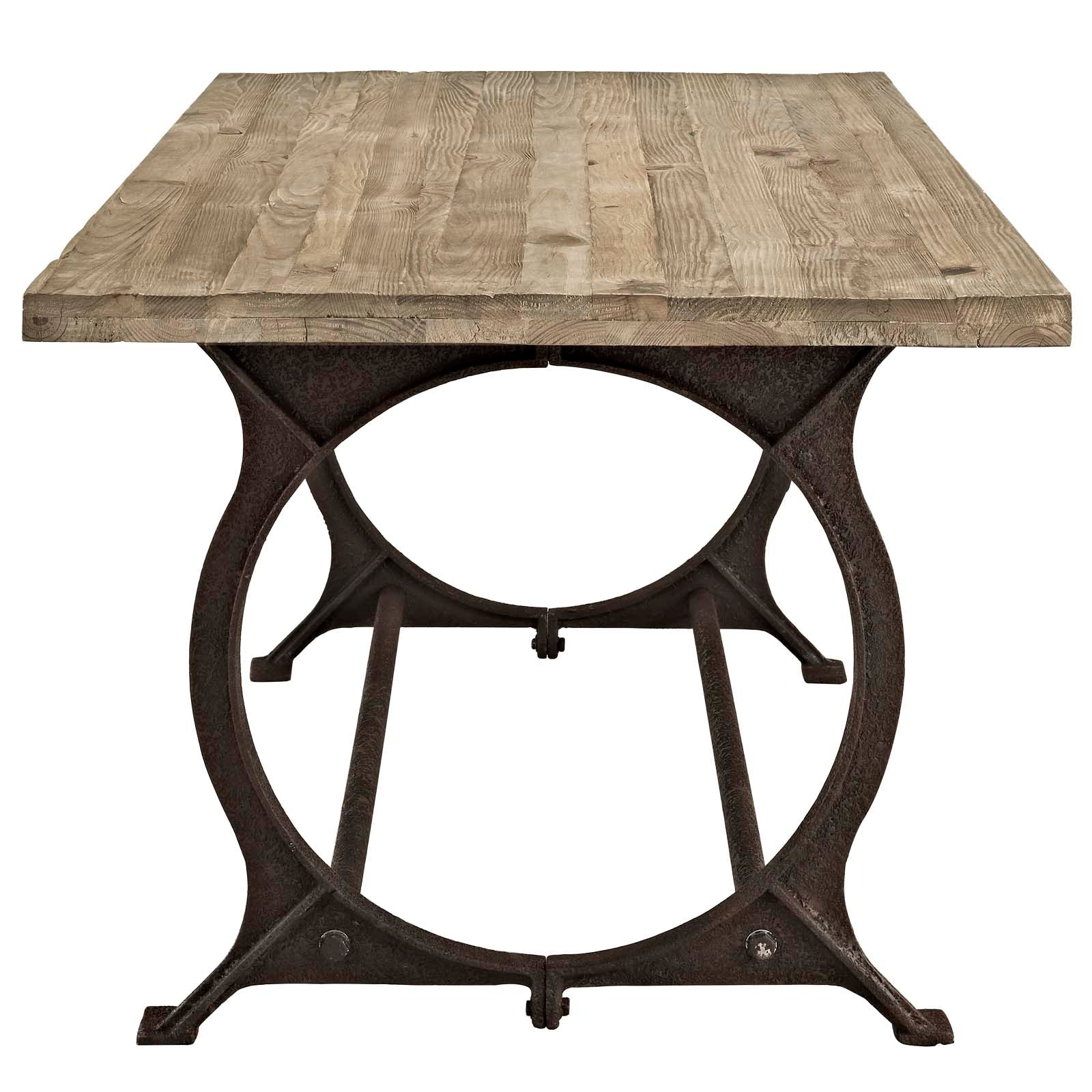Effuse Rectangle Wood Top Dining Table by Modway