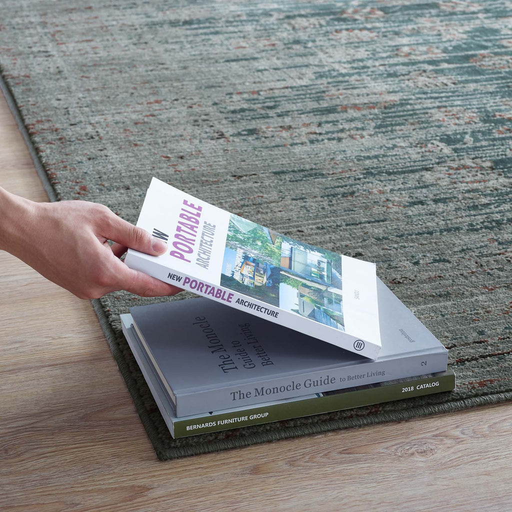 Hesper Distressed Contemporary Floral Lattice 8x10 Area Rug by Modway
