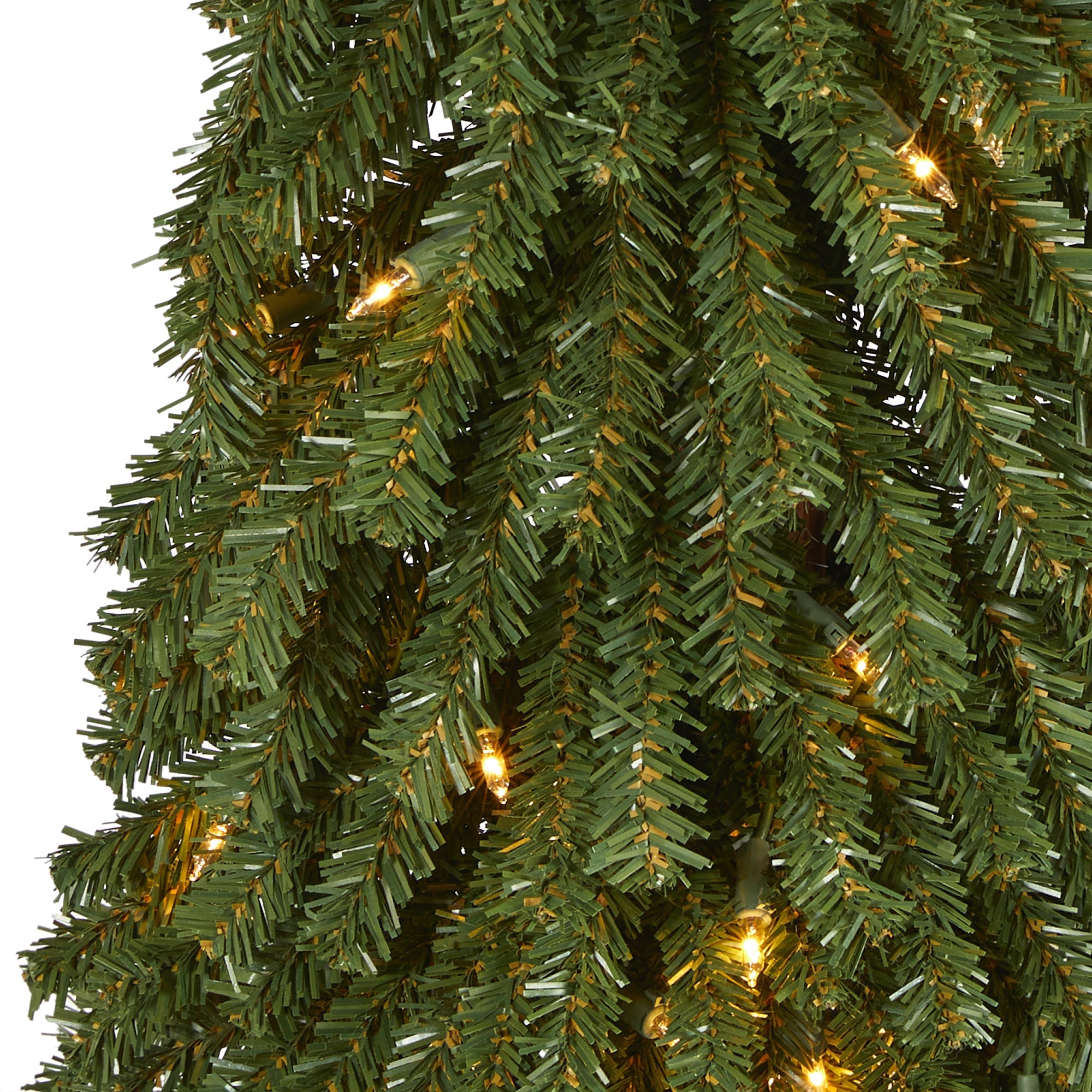 3' Grand Alpine Artificial Christmas Tree with 50 Clear Lights w/Natural Trunk
