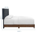 Rhiannon Diamond Tufted Upholstered Performance Velvet Queen Bed by Modway