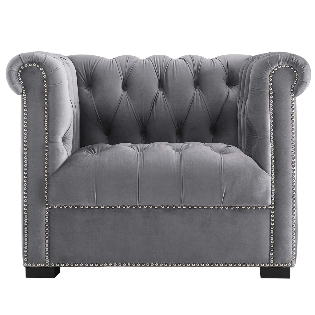 Heritage Performance Velvet Armchair by Modway