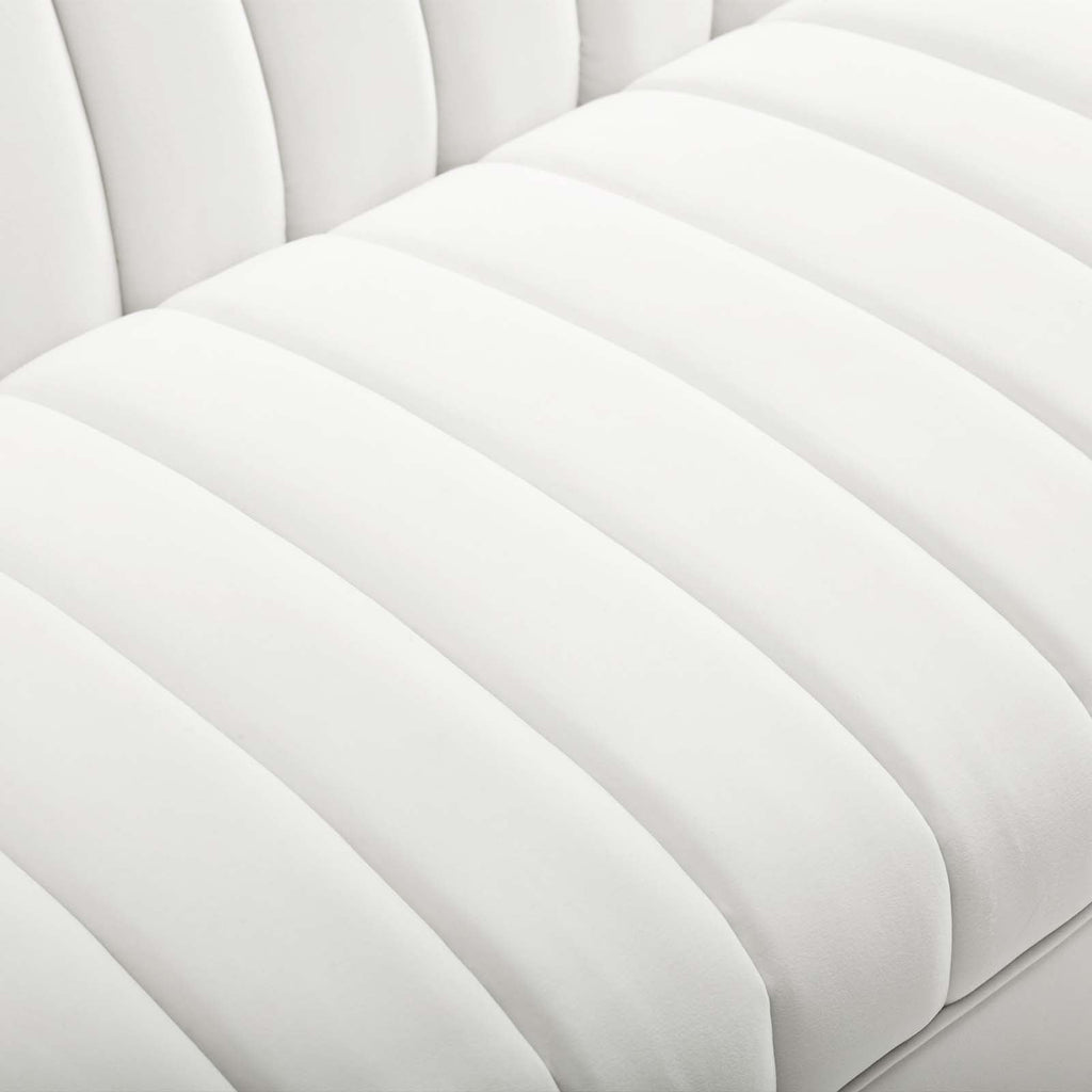 Shift Channel Tufted Performance Velvet Sofa by Modway