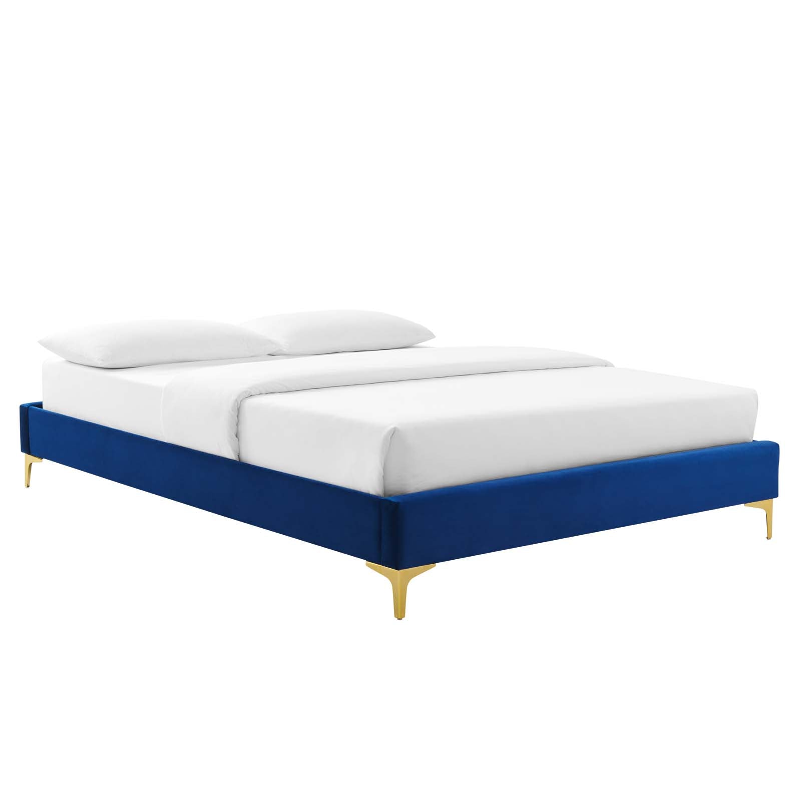 Sutton Performance Velvet Queen Bed Frame by Modway