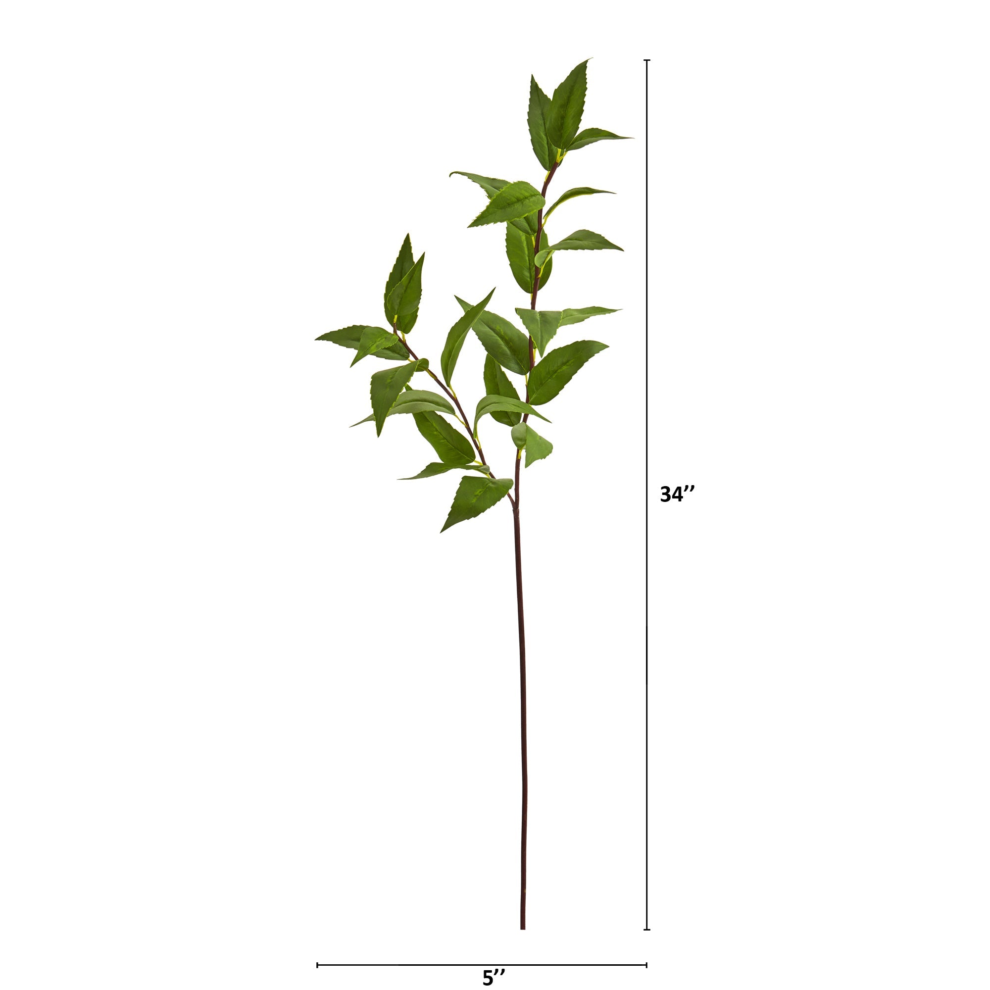 34" Laurel Leaf Artificial Spray (Set of 6)