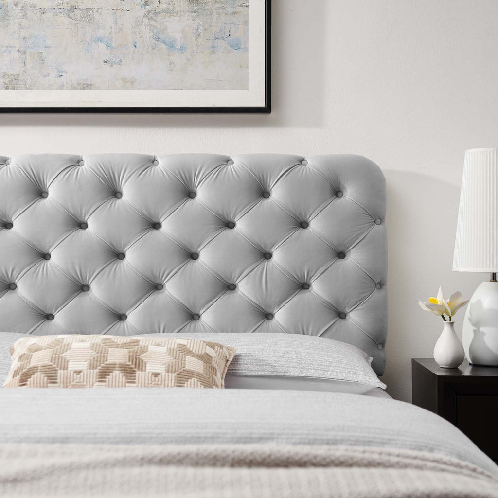 Lizzy Tufted Performance Velvet Full/QueenHeadboard by Modway