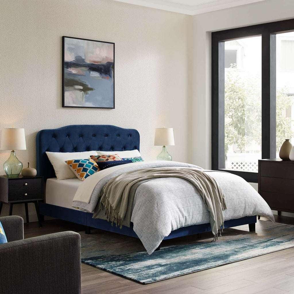 Amelia Performance Velvet King Bed by Modway