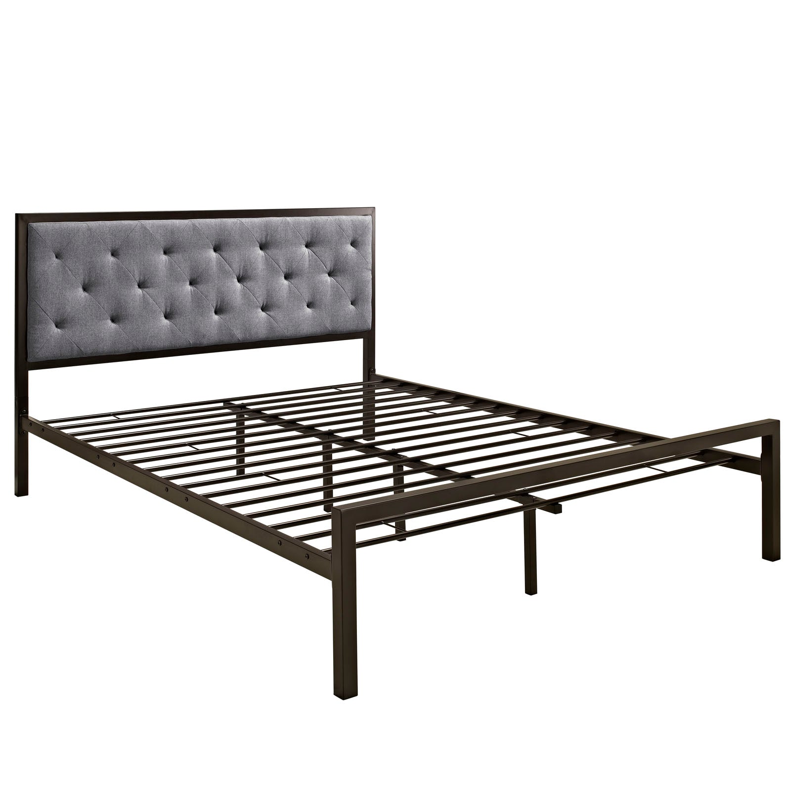 Mia Fabric Queen Bed by Modway