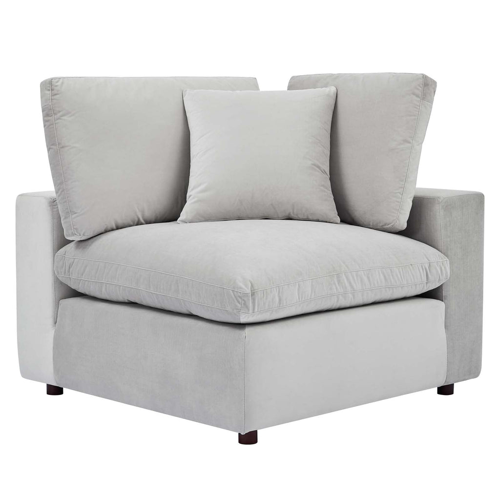 Commix Down Filled Overstuffed Performance Velvet Corner Chair by Modway