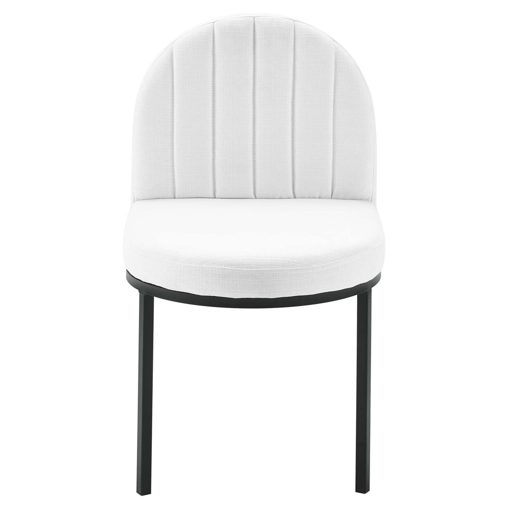 Isla Channel Tufted Upholstered Fabric Dining Side Chair by Modway