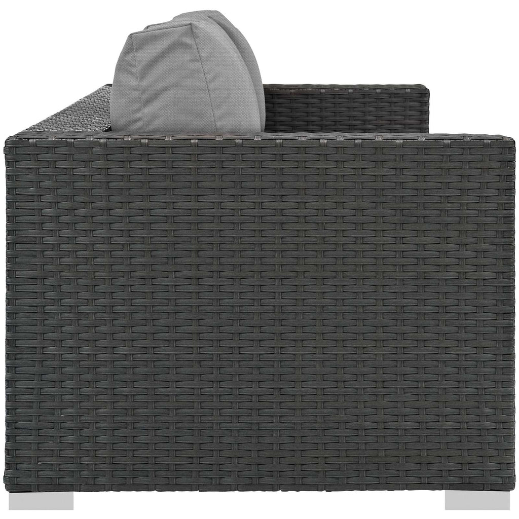 Sojourn Outdoor Patio Sunbrella¨ Sofa by Modway