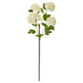 30" Snowball Hydrangea Artificial Flower (Set of 3)