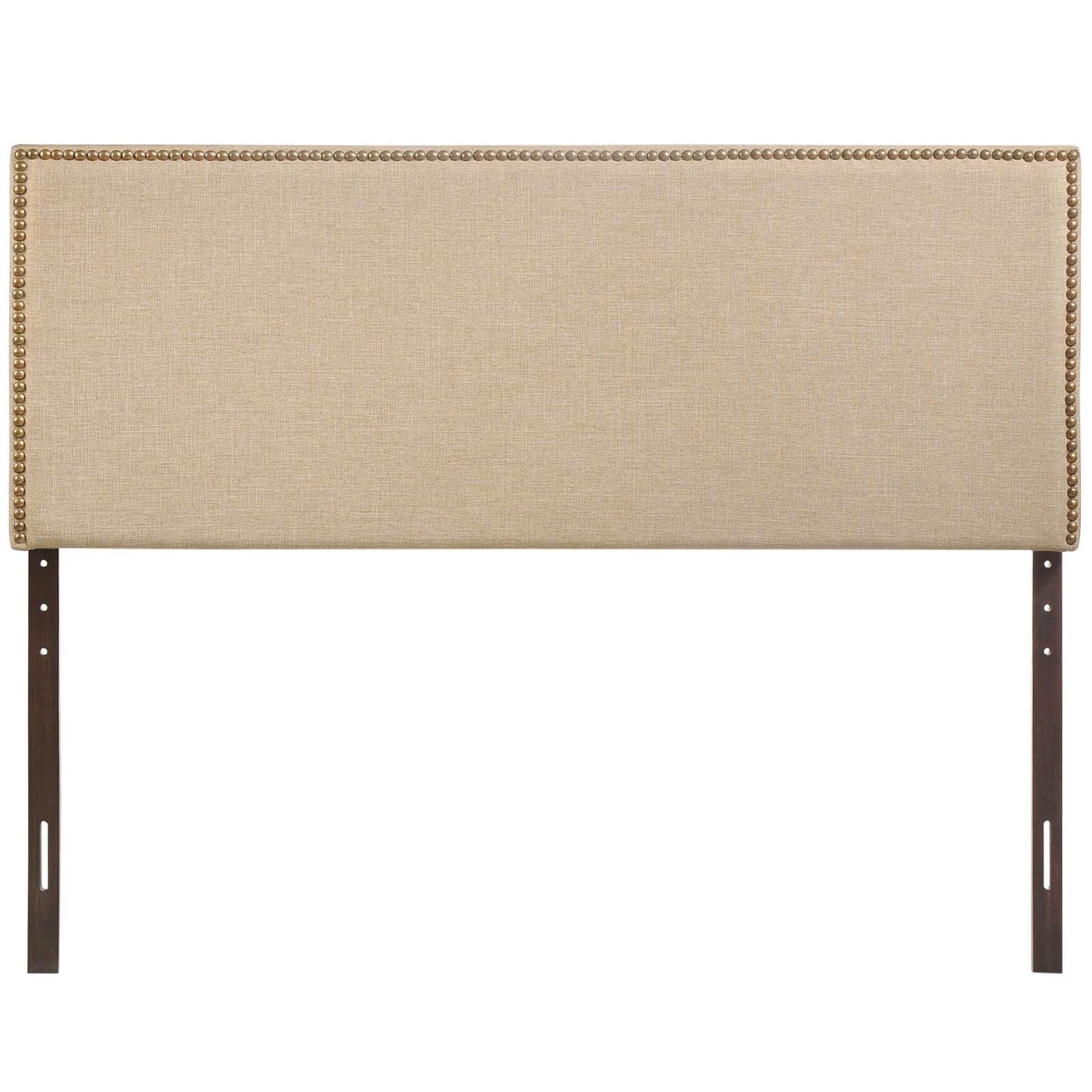 Region Nailhead Upholstered Queen Headboard by Modway