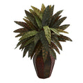 22"  Peacock Artificial Plant in Decorative Planter