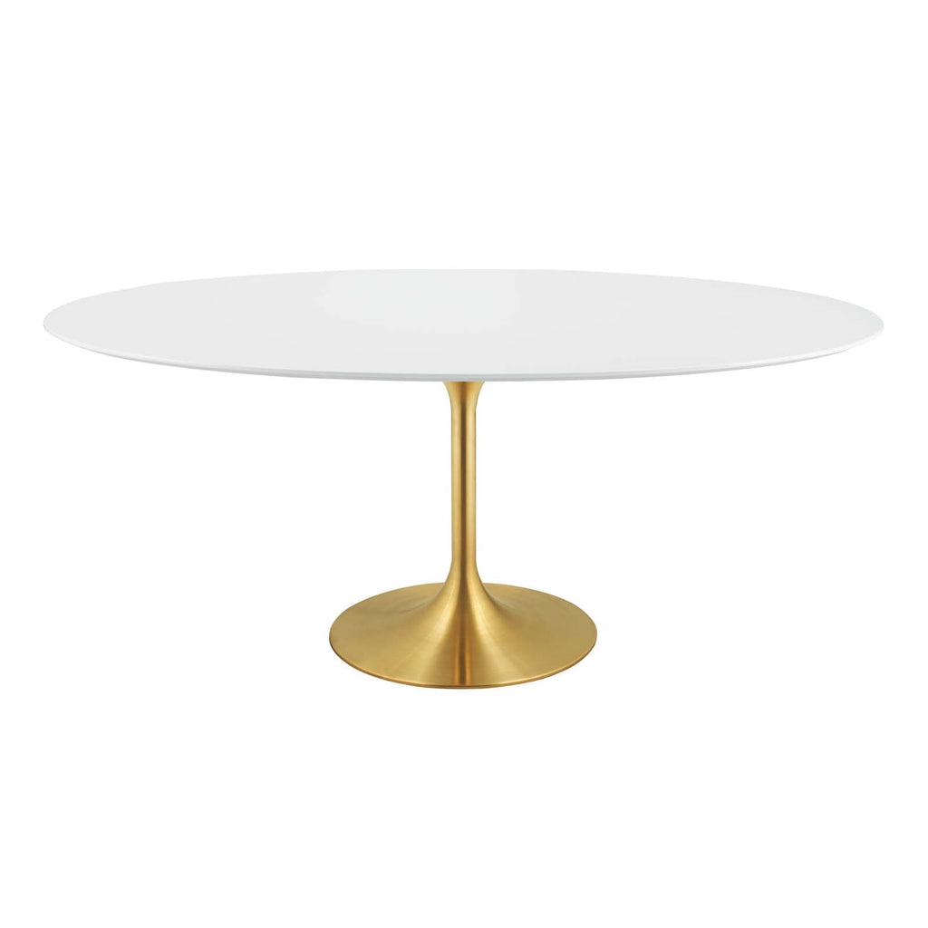 Lippa 78" Oval Wood Dining Table by Modway