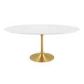 Lippa 78" Oval Wood Dining Table by Modway