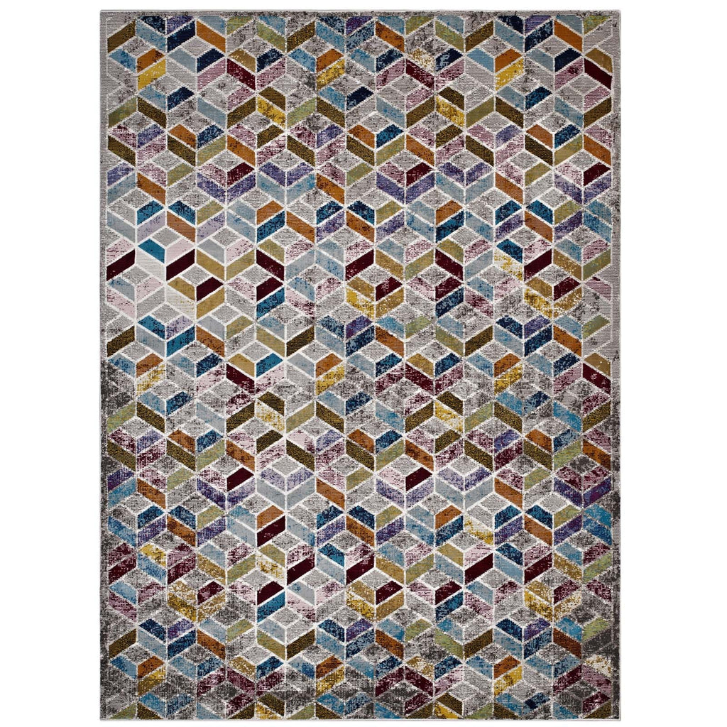 Laleh Geometric Mosaic 4x6 Area Rug by Modway