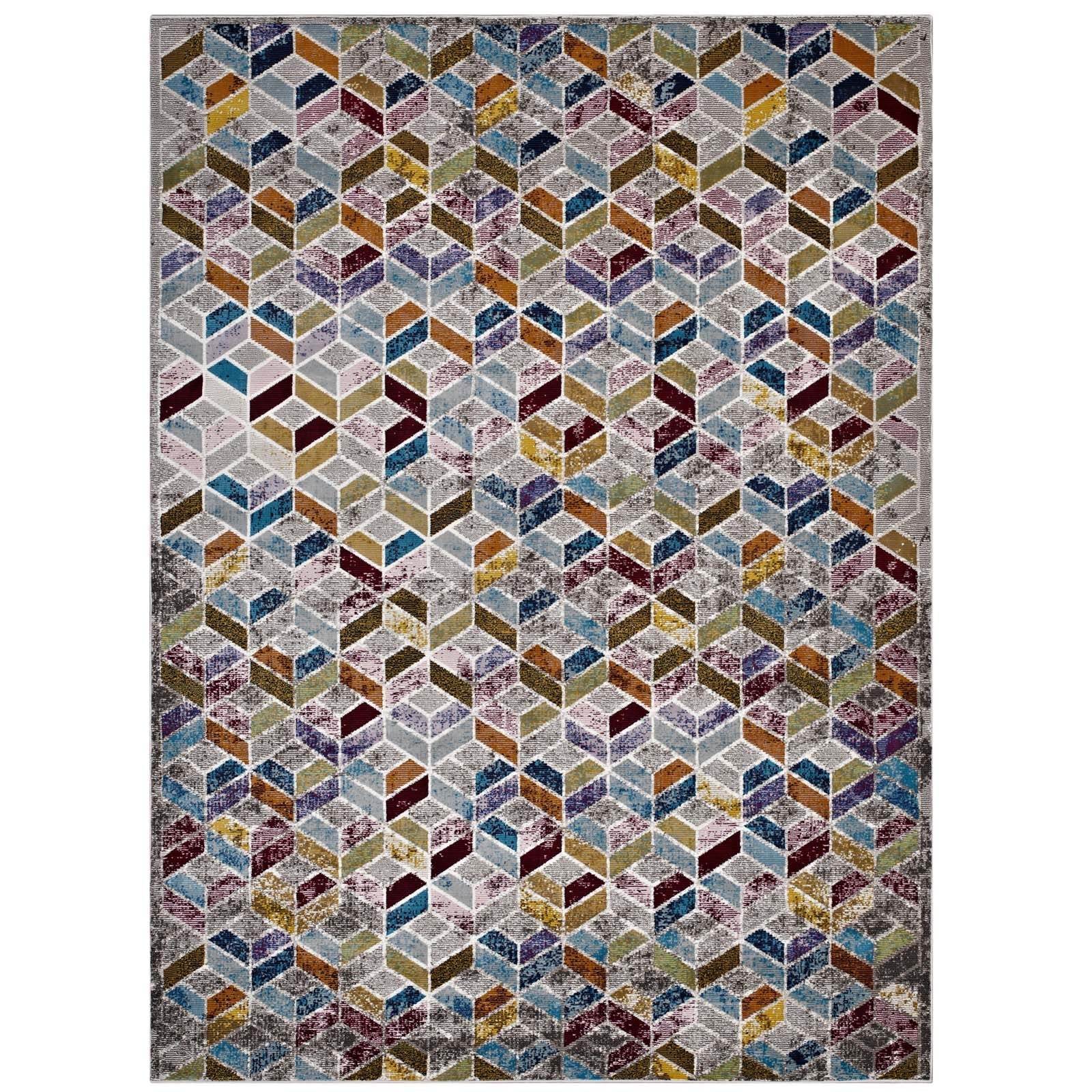 Laleh Geometric Mosaic 4x6 Area Rug by Modway