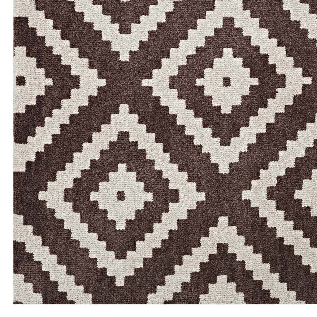 Alika Abstract Diamond Trellis 5x8 Area Rug by Modway
