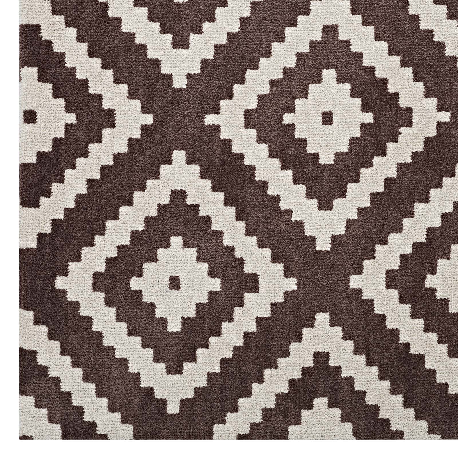 Alika Abstract Diamond Trellis 5x8 Area Rug by Modway
