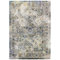Success Jacinda Distressed Vintage Floral Vintage Medallion 4x6 Area Rug by Modway